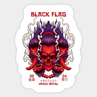 black flag Sticker